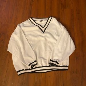 White Heavy Fleece Crewneck